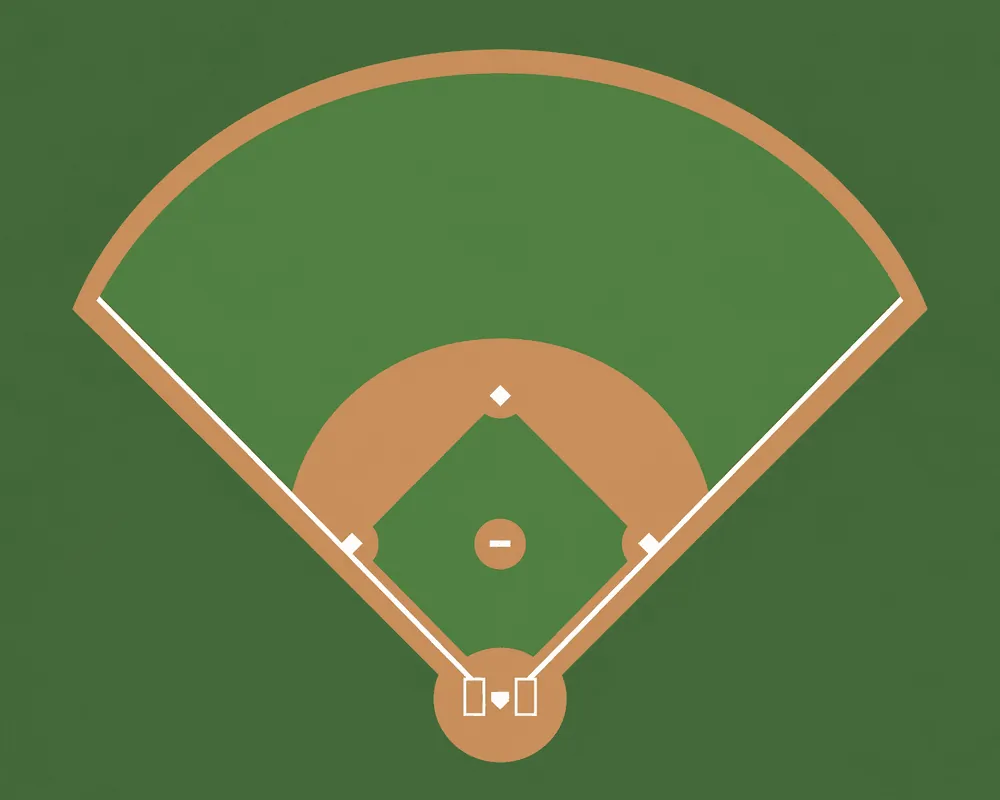 Baseball field backdrop